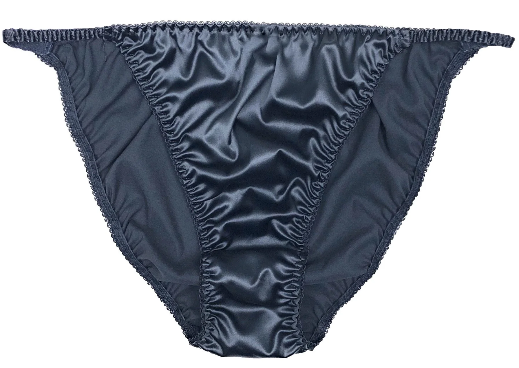 Classic Satin String Bikini - Image 3