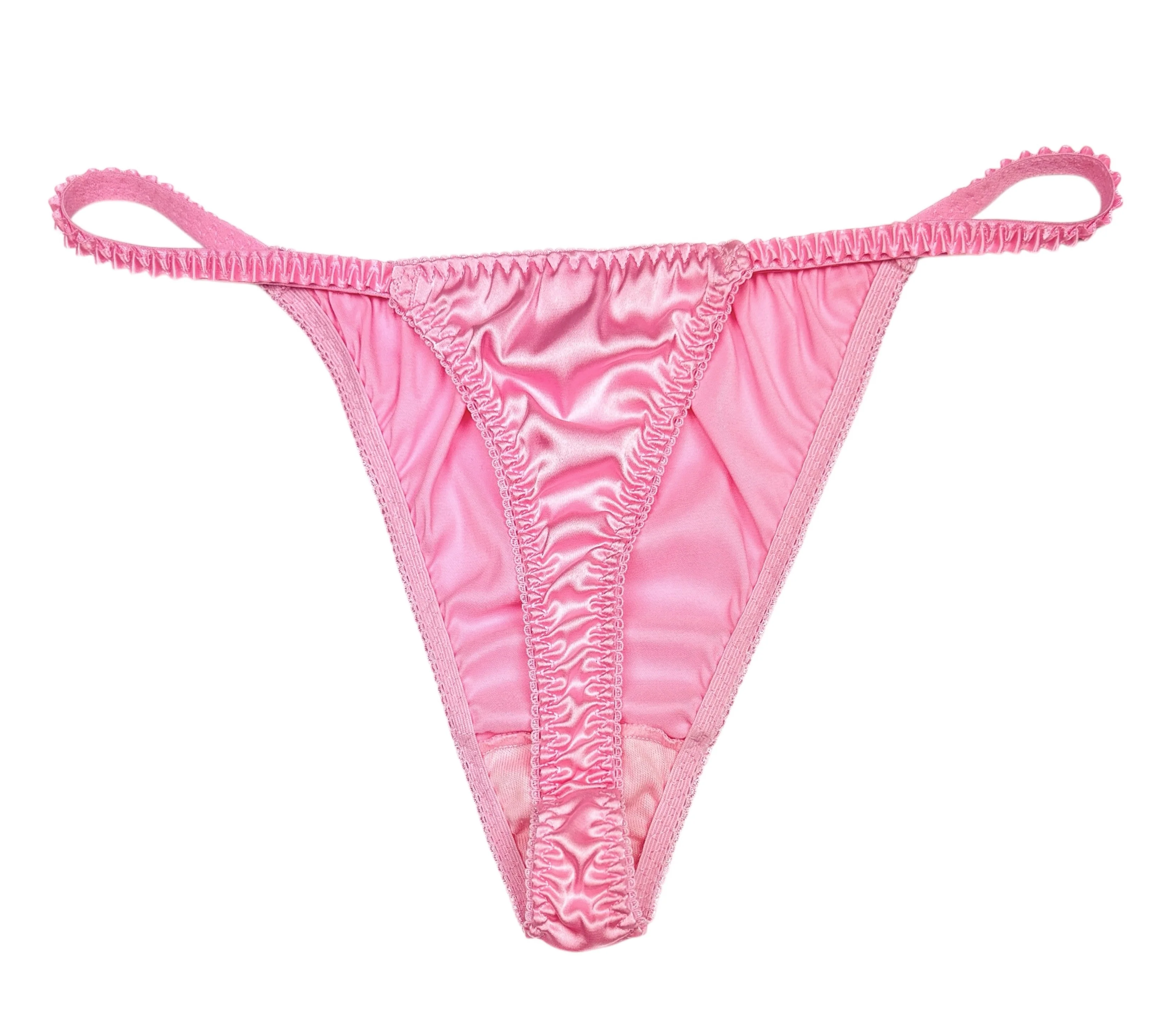 Classic Satin String Thong - Image 3