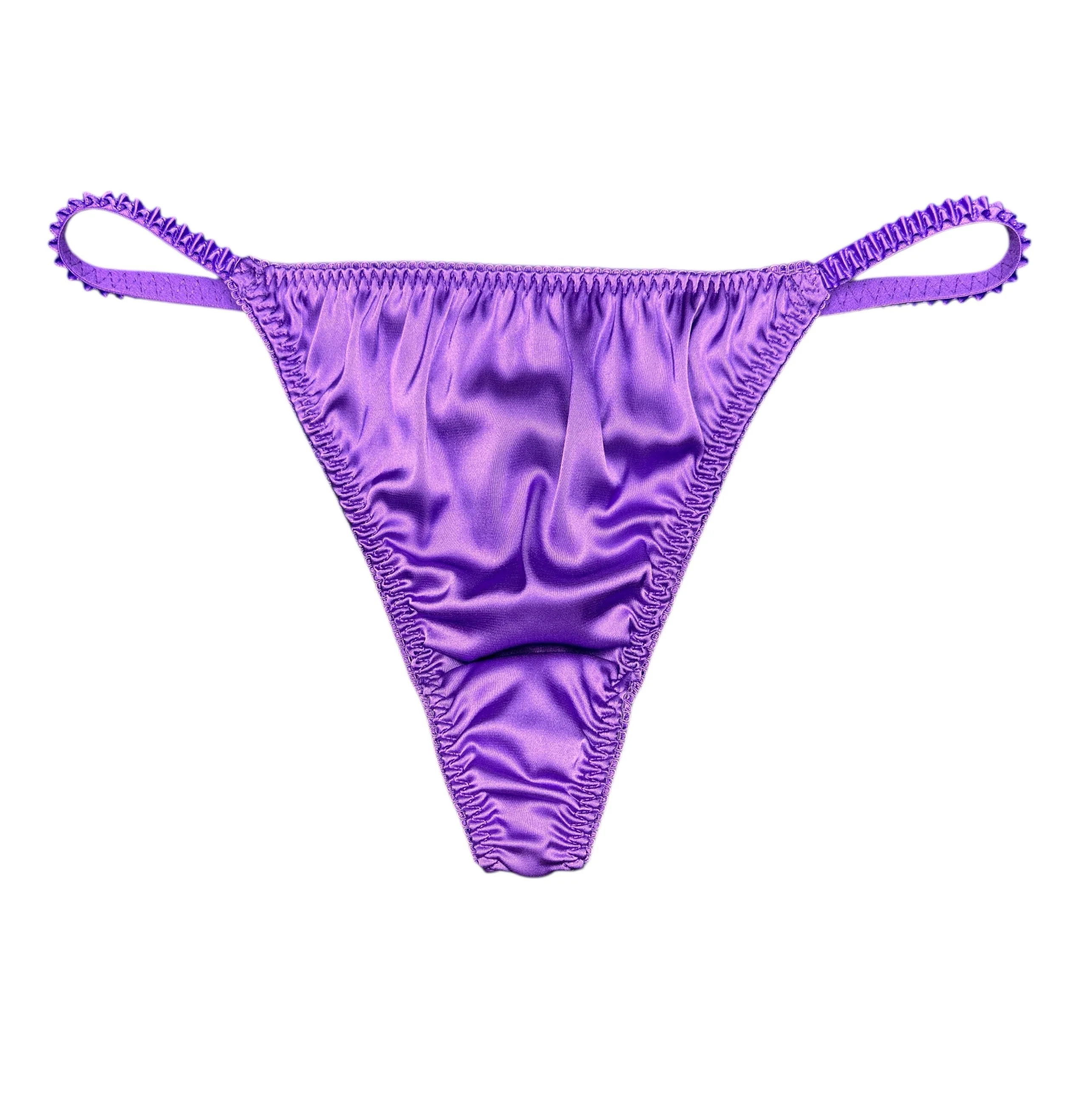 Classic Satin String Thong - Image 3