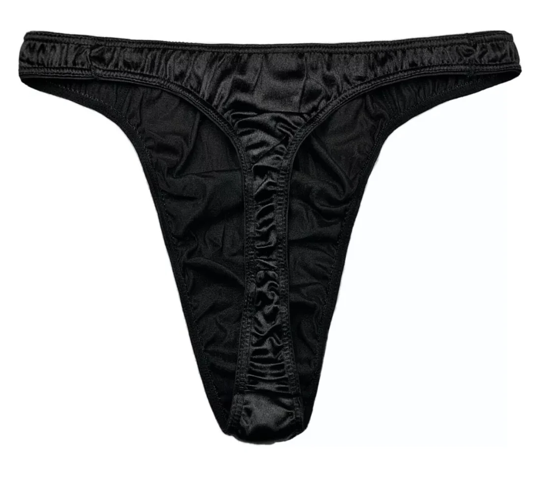 Second Skin Satin Thong - Image 4