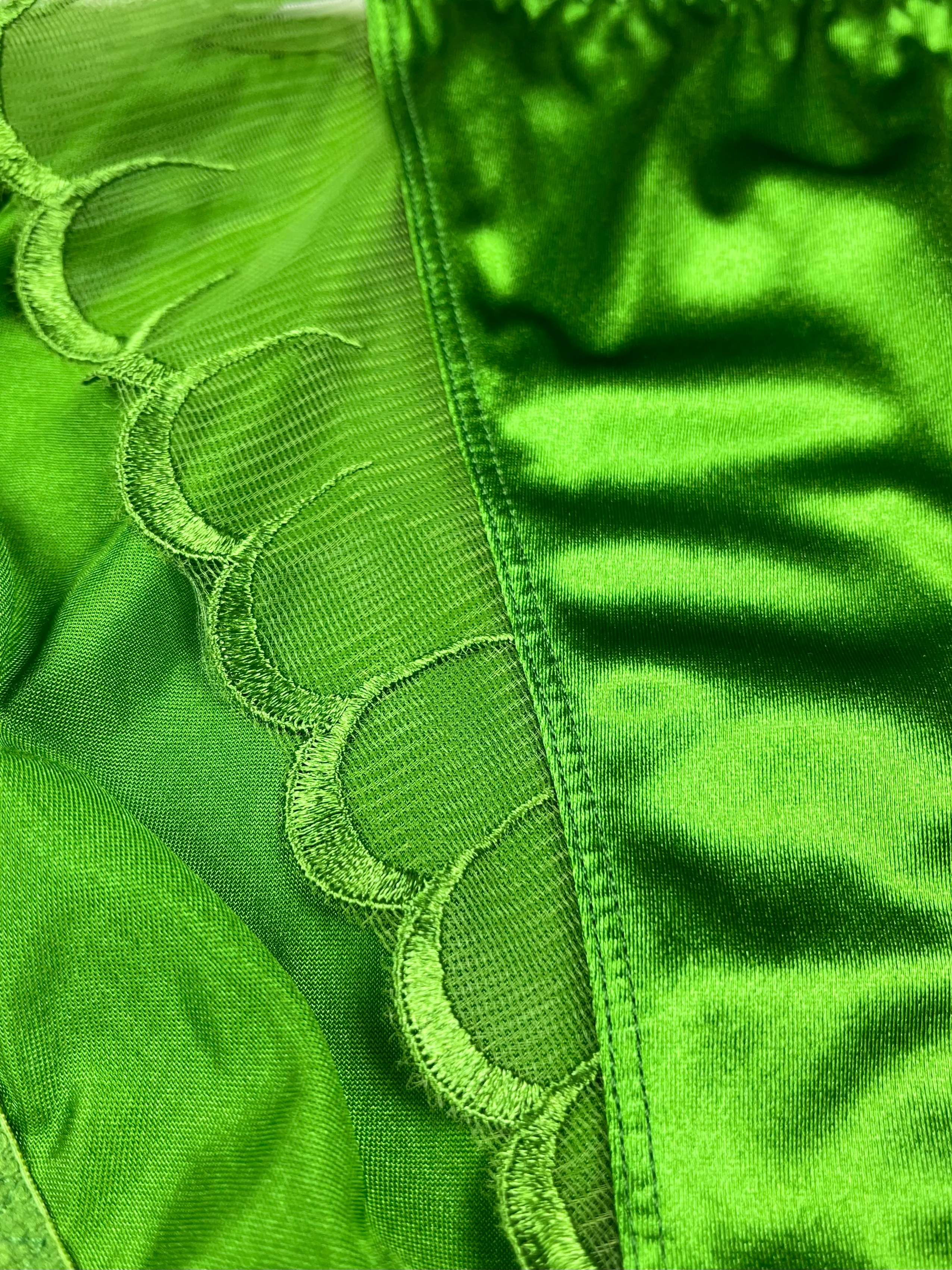 Mesh Accents Satin Panty - Image 6