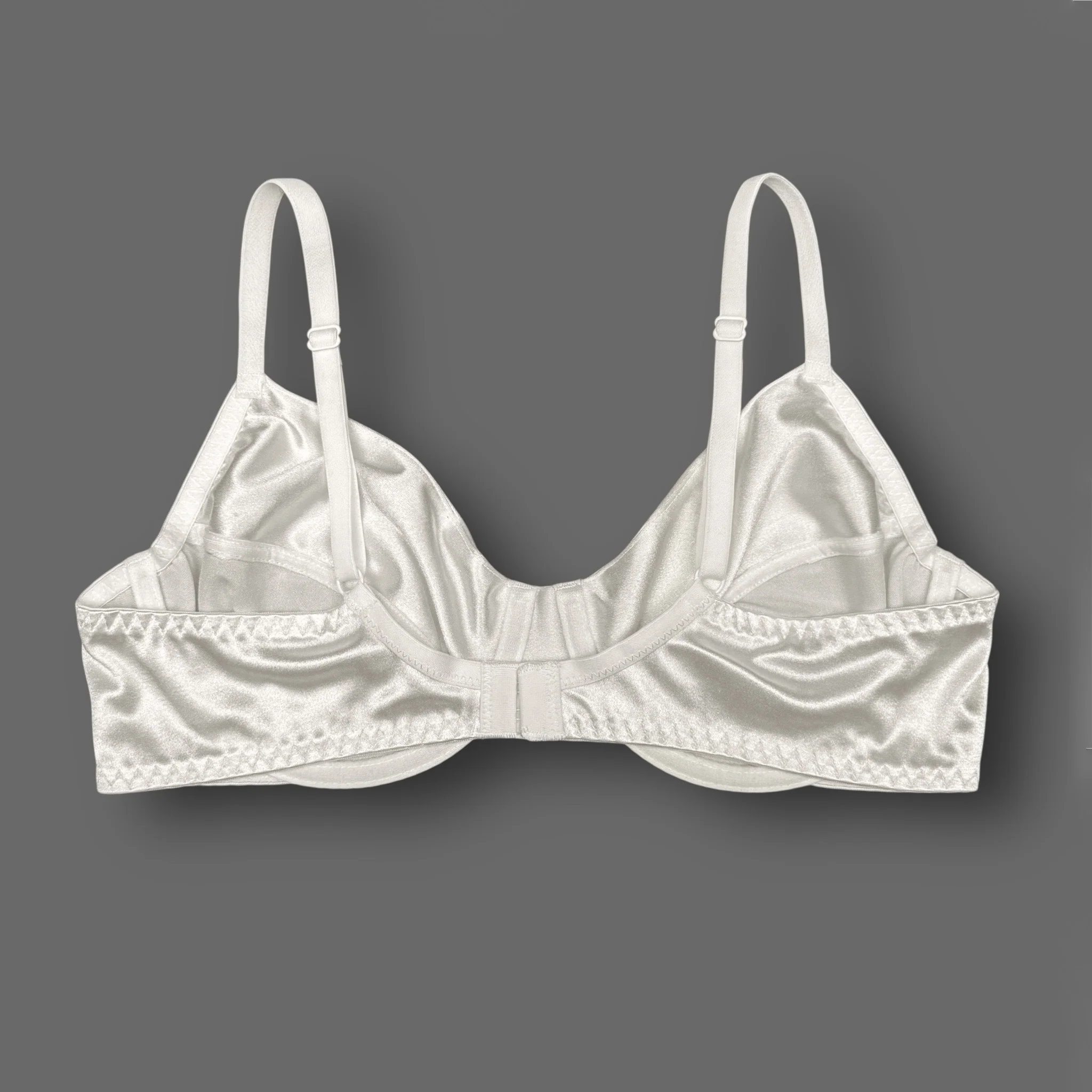 Retro Satin Bra - Image 3
