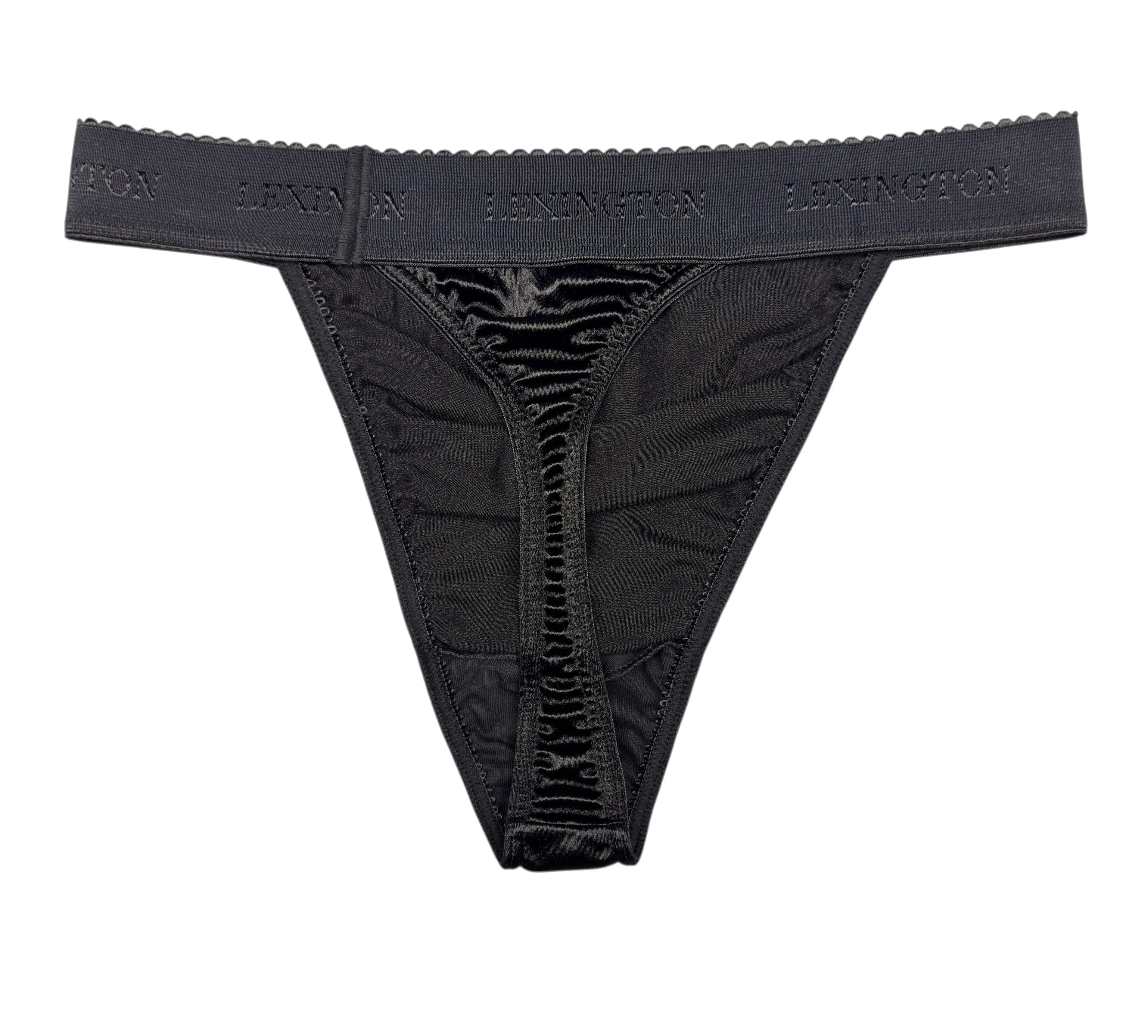 Rio Signature Waistband Satin Thong - Image 3